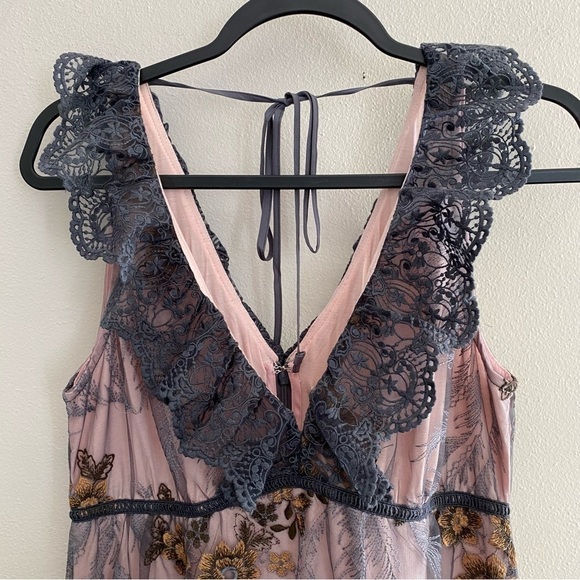 Sundance Lace Cardinal Embroidered Floral Dress - Picture 3 of 15